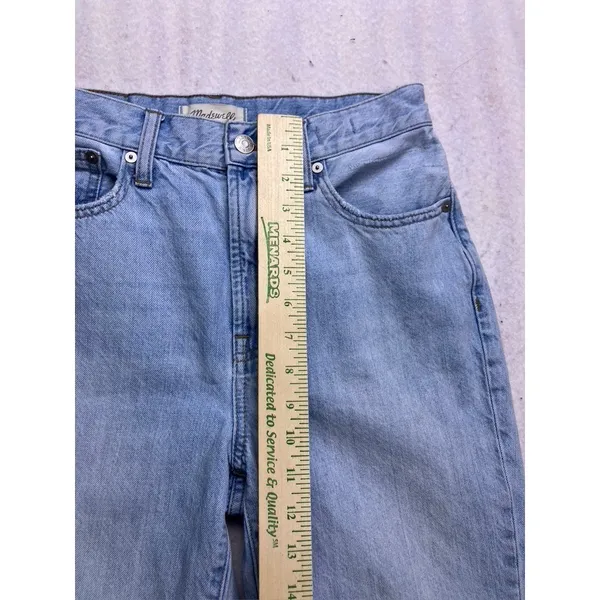 Madewell The Perfect Vintage Jean‎ Women 26 Blue High Rise Straight Leg Denim - Image 6
