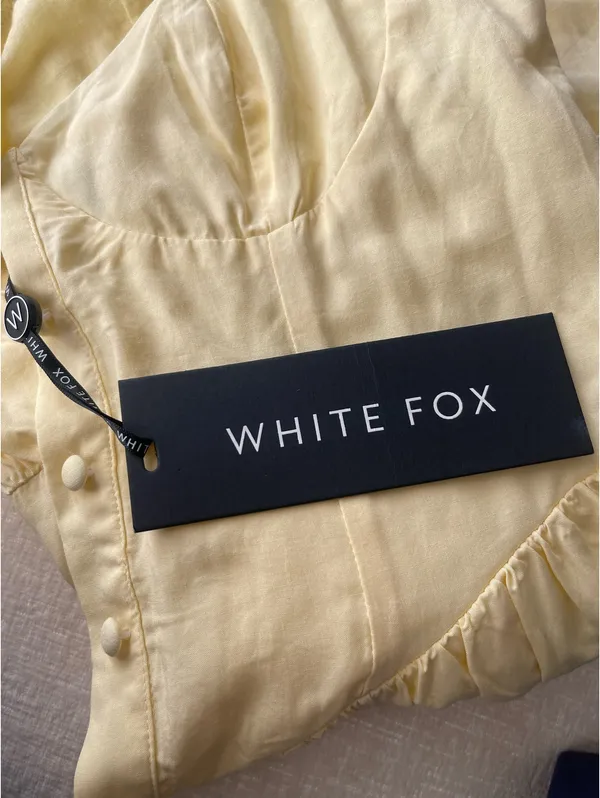 Never Been Hurt White Fox Boutique Dress Lemon - Image 3