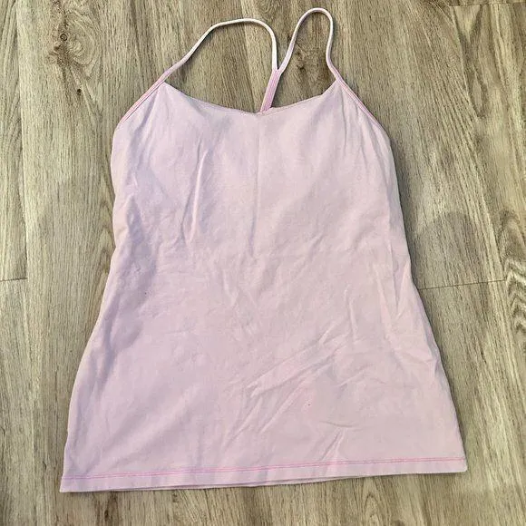Lululemon Power Pose Tank in Petal Pink Size 10 - Image 3