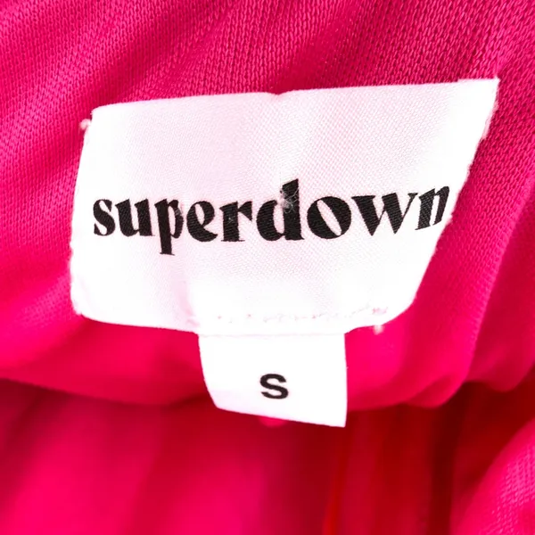 Superdown Revolve Margo Halter Mini‎ Dress Womens Small Pink Party Clubwear Boho - Image 6