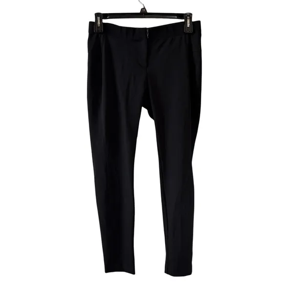 Veronica Beard Classic Black Scuba Leggings Pant Size 12 - Image 2