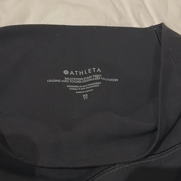 Athleta Stash Pocket Salutation Tight WOMENS XS - Image 3