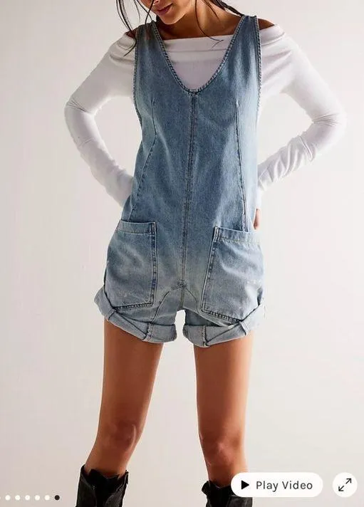 NEW WeThe Free High Roller Shortall In Bright Eyes Sold Out On Free People - Image 7