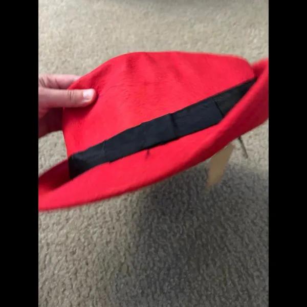 Hat Halloween costumes red hat cute as shown on photo - Image 2