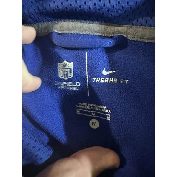 Nike Giants Women’s Blue Thermal-Fit Pullover Sweatshirt Size M NFL - Image 11