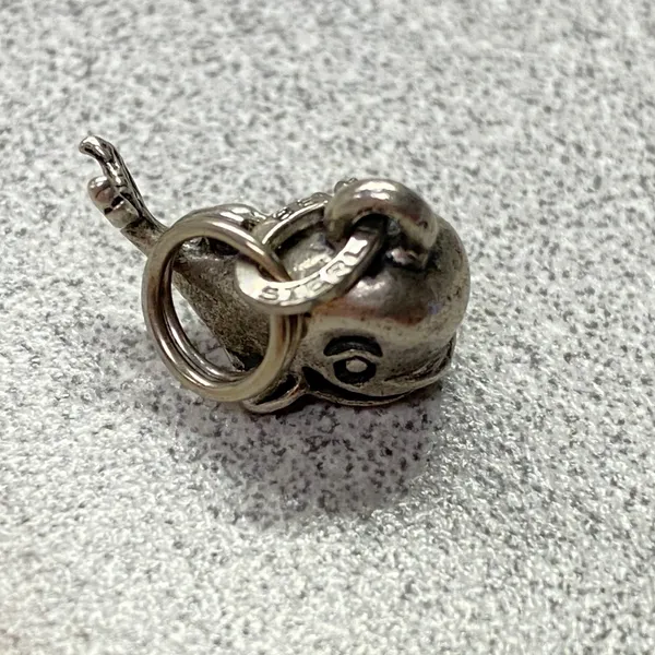 Sterling Silver Cute‎ Whale Charm Pendant Sterling Marked - Image 3
