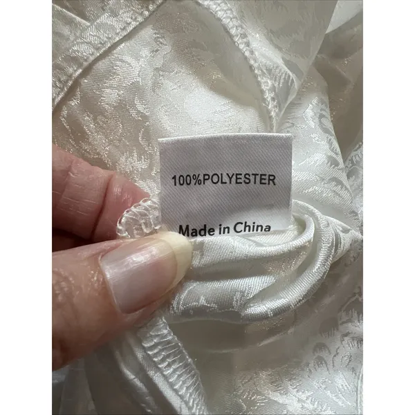 Princess Polly New White Tyra Mini Dress Satin Cottagecore Peasant Bridal - Image 6