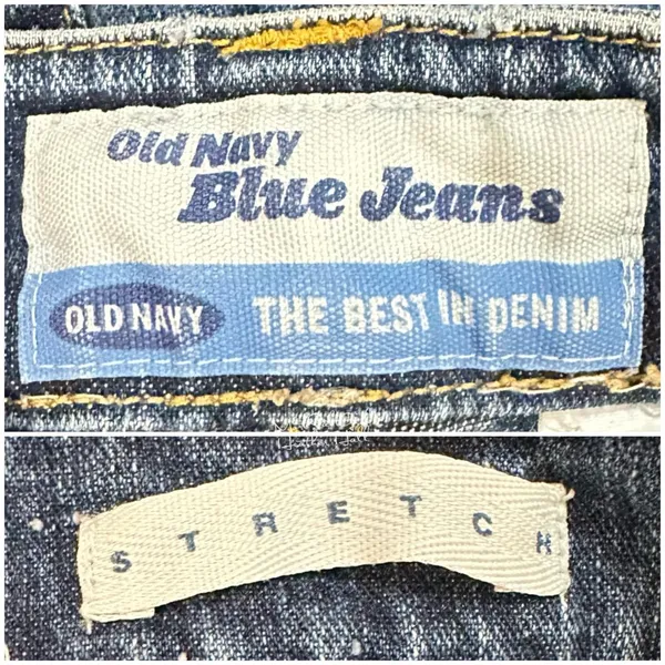 Vintage 1990's Old Navy Stretch Denim Mini Skirt Size 2 - Image 3