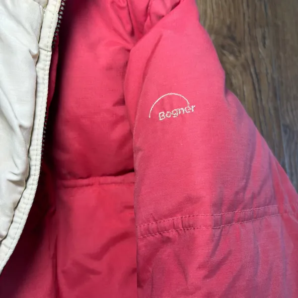 Vintage Bogner‎ Red Goose Down Puffer Ski Jacket USA Made Womens EUR 36 Retro - Image 12