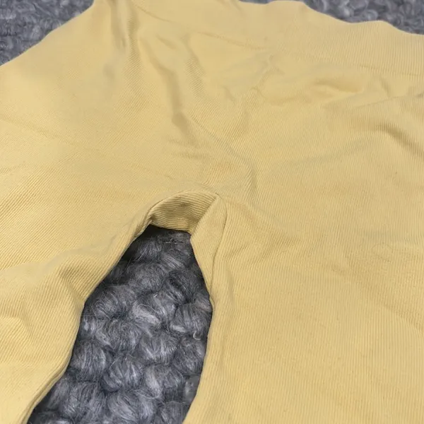 Free‎ People Spandex Yellow Biker Shorts - Image 2