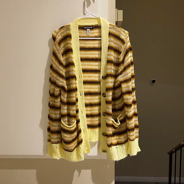 Urban Outfitters Stripped Cardigan - Image 4