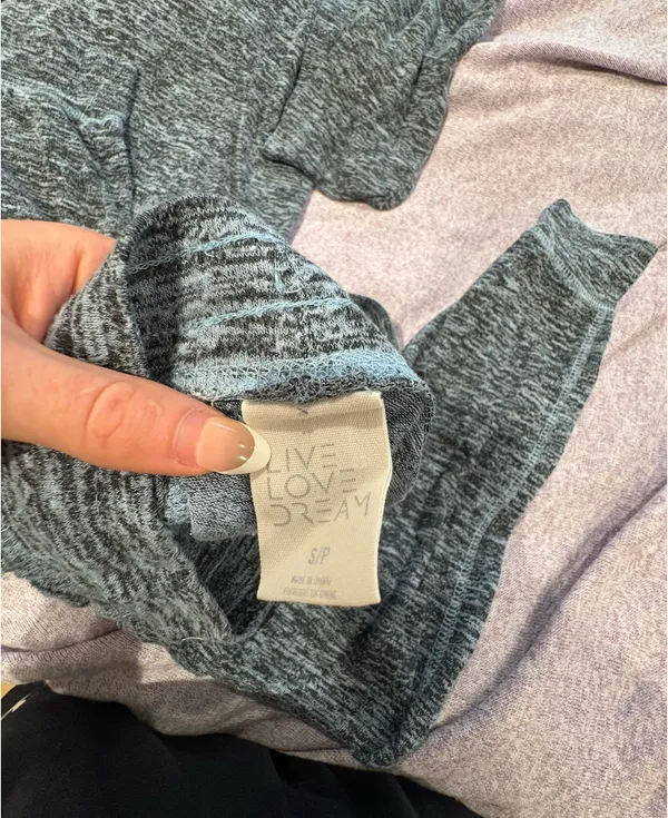 Aeropostale Blue Heather PJ Set - Image 3