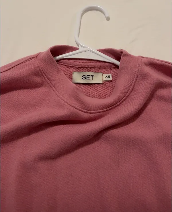 SET ACTIVE Pink Crewneck, XS - Image 4
