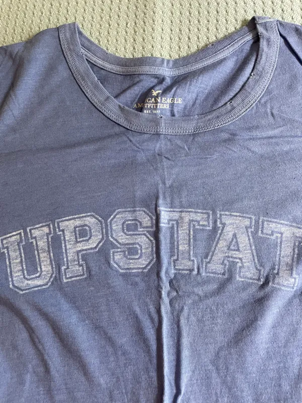 American Eagle Outfitters Distressed Baby Tee - Image 2