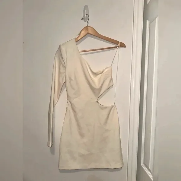 Revolve ASTR The Label Lavinia Dress in Off White Sz S‎ - Image 4