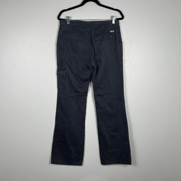 Gramicci Womens Flannel Lined Outdoor Hiking Pants Gray‎ Herringbone Size 8 - Image 6