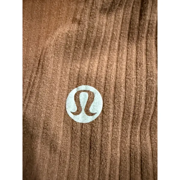 Lululemon Ribbed One Shoulder Yoga Bra Java Brown W2DIES Size 8 - Image 4