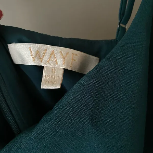 WAYF sz S green short cut out green mini‎ party dress - Image 6