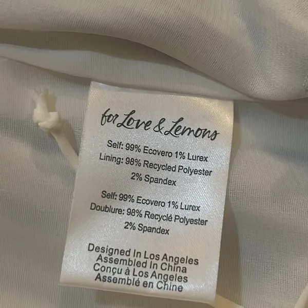 For Love & Lemons Leslie Crop Top Size XS - Image 6