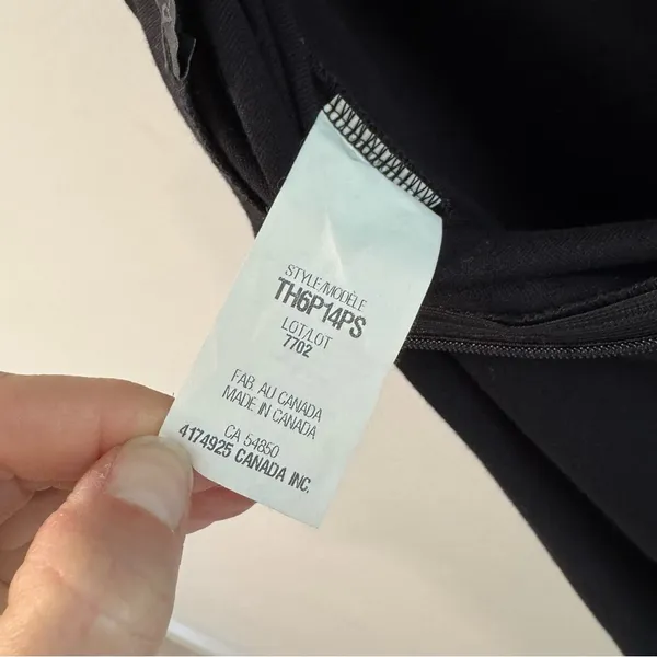 The Range NYC Black Cropped Wide Leg Lace Up‎ Waist Pants Size XS - Image 6