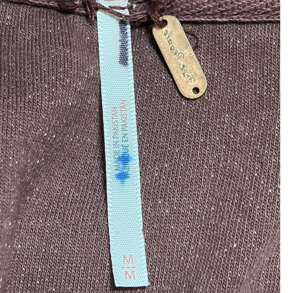 Free People We The‎ Free Ruby Jacket Wine Burgundy Fleece Shacket Medium - Image 4