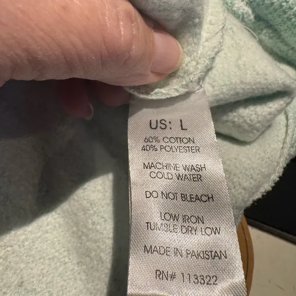 Basix of America Mint Green Graphic Hoodie - Image 5