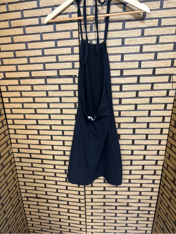 Reformation Black Halter Dress Size Small - Image 3