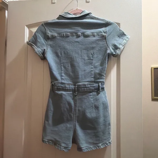 superdown Denim Romper - Image 3