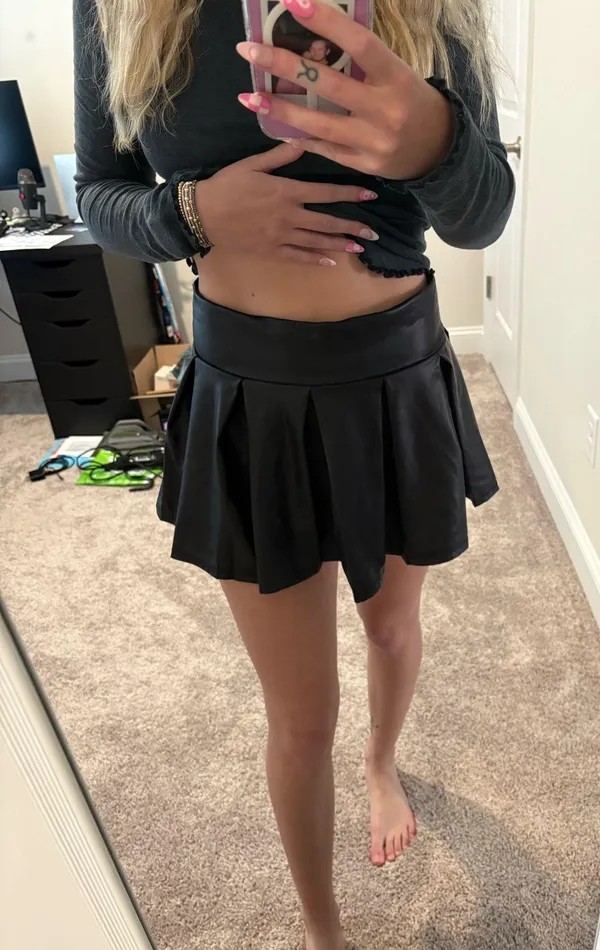 Spencer’s leather skirt Black Size M - Image 3