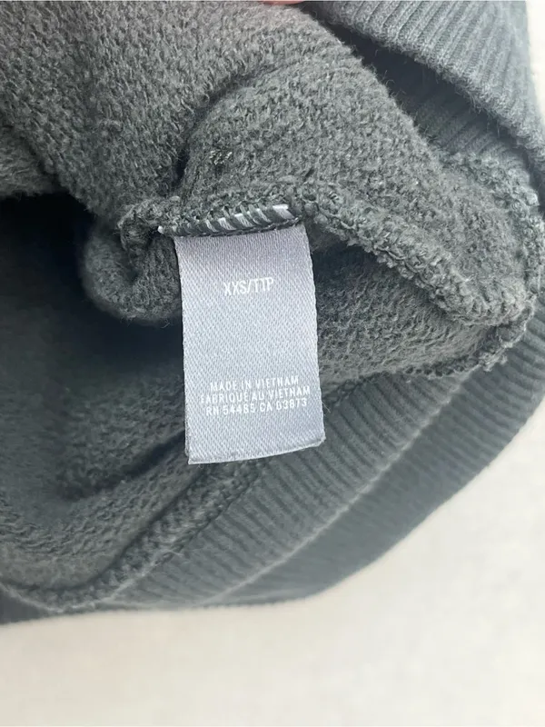 Aerie Women's Charcoal Grey Pullover Sweatshirt with Pockets Oversized XXS - Image 8