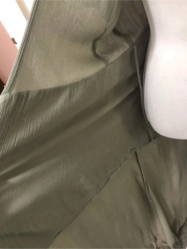 Lulus Much Obliged Washed Olive Green Wrap Maxi Dress - Image 9