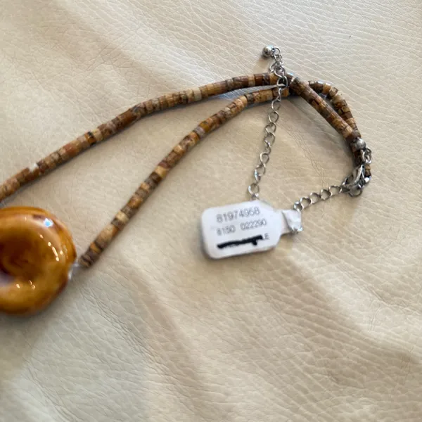 NWT Free People The Florist Choker Tan Caramel Brown - Image 8