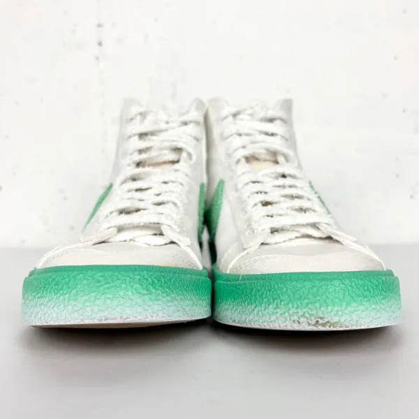 Nike Blazer Mid 77 Green Fade High Top Lace Up Sneakers Green White Women Size 6 - Image 7