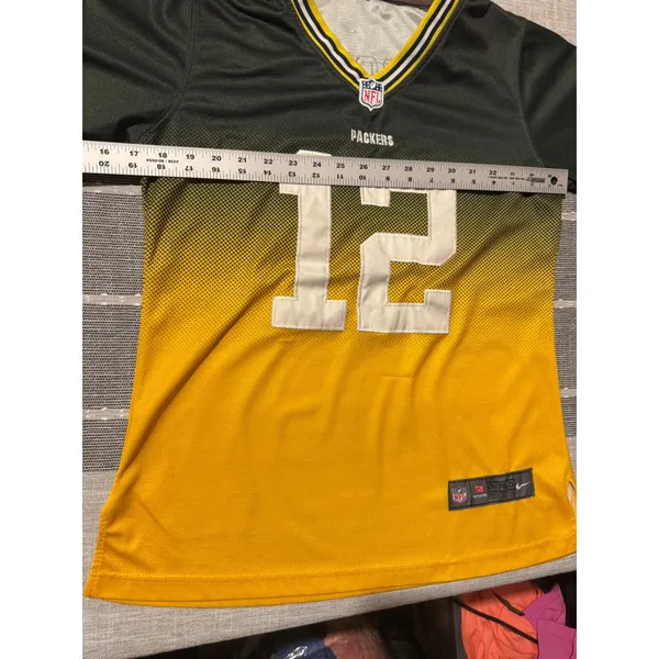 Green Bay Packers Aaron‎ Rodgers 12 Nike On Field Women Jersey women's large - Image 2