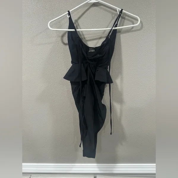 Maternity Black One Piece Swimsuit Size L - Image 3