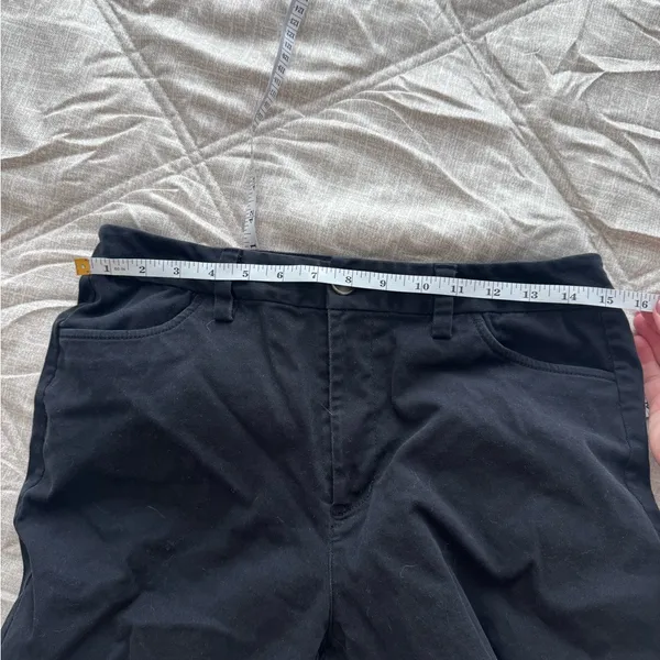 Old Navy Black High waisted‎ uniform Boot cut pants size 10 - Image 6