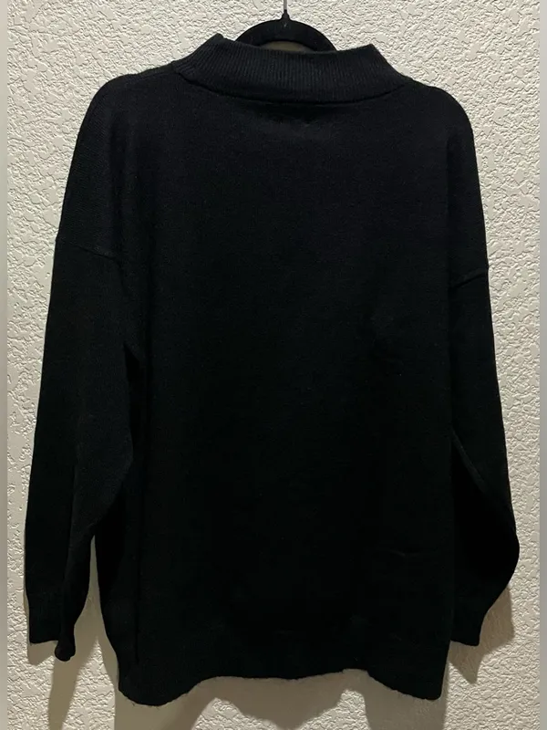 A New Day Classic Black Mock-Neck Women's Sweater Size S NWT - Image 3