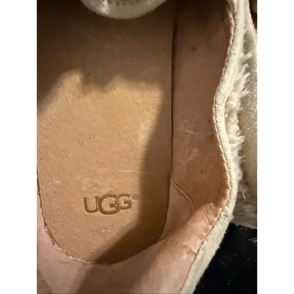 UGG RICCI DUSK FURRY SLIP ON SNEAKERS WOMENS SIZE 11 Shoes - Image 4