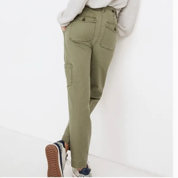 Madewell Military Cargo Pants Sage Green Pants Size 24 - Image 2