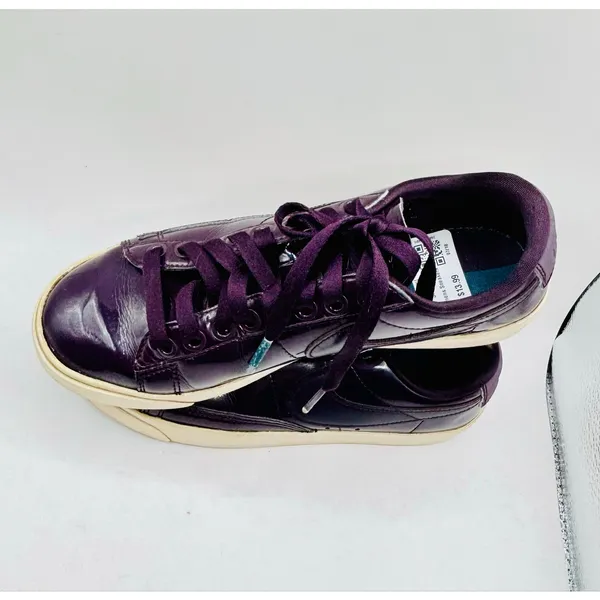 Nike Ruby Rose Blazer Premium Port Wine color patent leather sneakers loafer sz6 - Image 3
