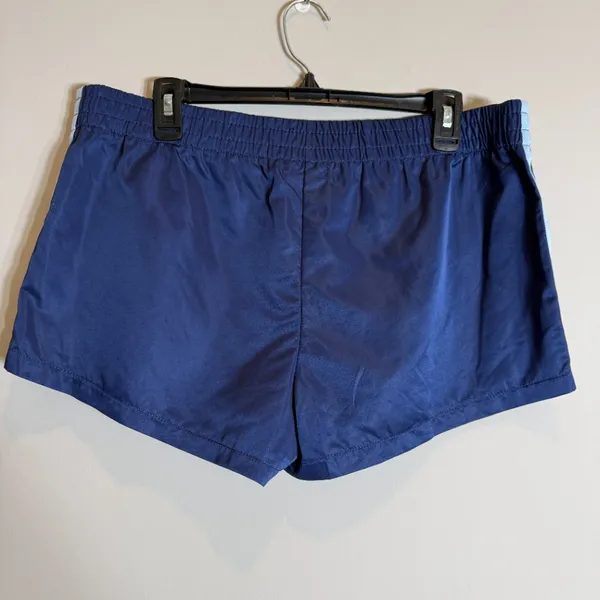 Edikted Nikki Nylon Shorts Womens XL Navy Blue Sporty Athleisure Retro Shiny NWT - Image 10