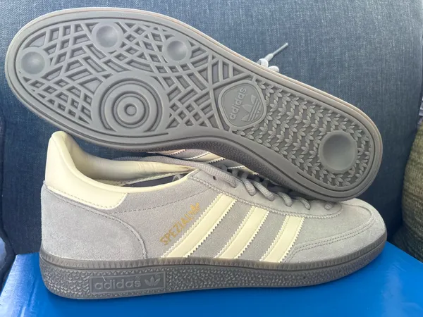 Adidas Spezial gray and white mens 9.5, women’s 10.5 - Image 5
