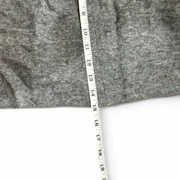 American Eagle Gray Wool Blend Mini‎ Skirt Size 2 Y2K - Image 4