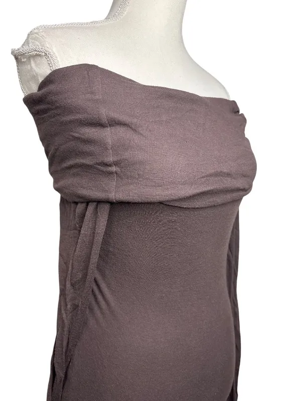 By Malene Birger Jytte Off The Shoulder Dress in Brown XSmall Womens Maxi Gown M - Image 6