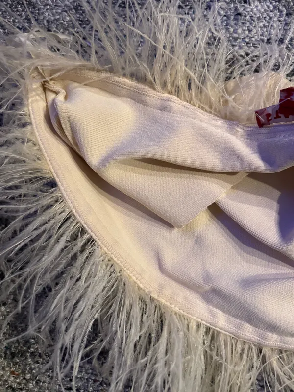 Staud Nellie Feather Crop Top - Image 6