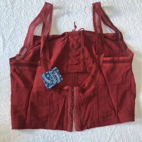 Free People She’s Fancy Brami Redstone New Medium - Image 4