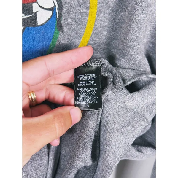 Aviator Nation Venice Graphic Hoodie Size Small Gray Laguna Beach 90s Streetwear - Image 10