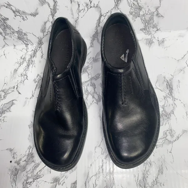 Merrell Black Leather Tetra Fling Slip-On Performance Shoes Women's Size 10 - Image 3
