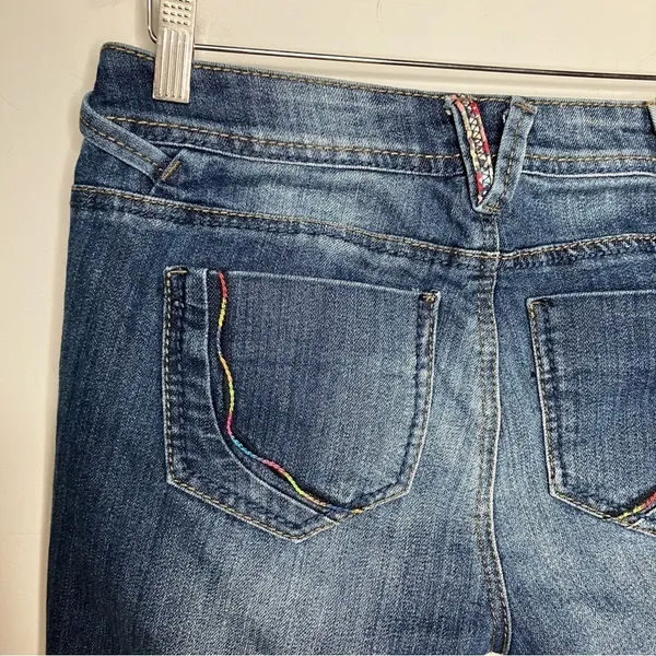 Y2K vanilla star jeans crop Bermuda style shorts‎ size 4 - Image 6