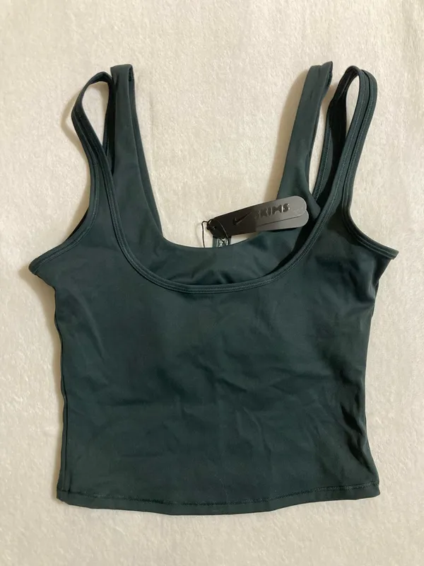 SKIMS X NIKE Matte Double Strap Scoop Tank S - Image 3